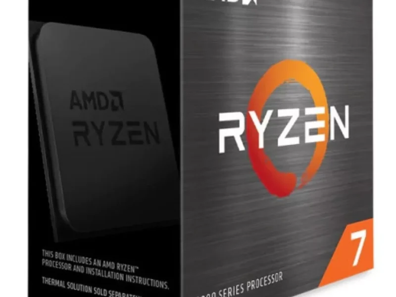 Procesador AMD Ryzen 7 5700G 100-100000263BOX de 8 núcleos y 4.6GHz de frecuencia con gráfica integrada